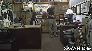 in this intense competition, the non-professional feels the thrill of getting her pussy rammed hard while sucking cock passionately