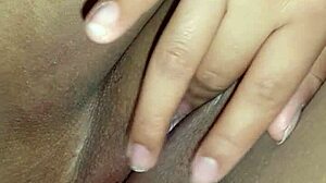 Girl Fingers Herself In Solo Masturbation