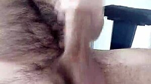 Lapijargentina strokes his big cock for a long time.