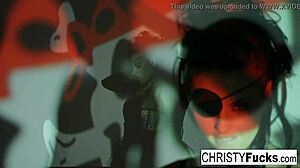 She says, Christy Mack plays with her amazing ass and tight pussy.