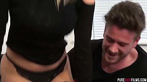 Amber Jayne, a hot milf gets some hardcore sex with a big dick