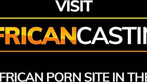 Massive Tits on Young African Slut in Messy Interracial Casting!