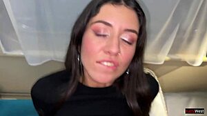 Beautiful Cute Chick Invited Random Guy For Train Anal Fuck