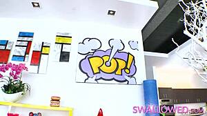 Swallowed Alina Lopez Shows Off Sloppy Blowjob Talent