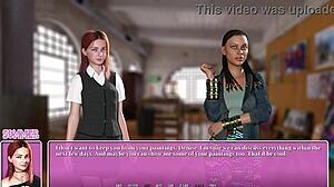Hot black teacher Denise in summer in the city XXX video