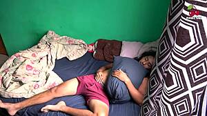 latina peruvian mexican amateur enters friend's boyfriend's room horny and fucks him homemade