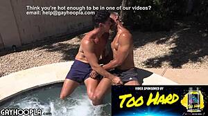 A beautiful Italian man has sex with a hot black man in a gay porn video