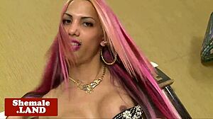 Alternative Shemale Beauty Teases Solo, So Hot!