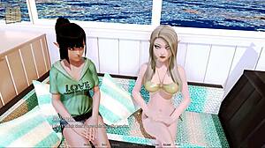 Playing harem hotel game episode 153.