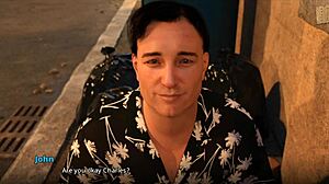 What's up with Charles in this erotic cartoon adventure?