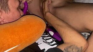 i got denied orgasm with deep dildo making my body react