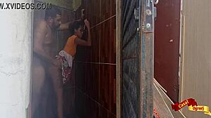 My stepdaughter scratches my privates and gives me her ass.