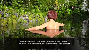 Dusklight Manor: John Has Fun with Audrey and Lizzie, Then Fucks Audrey in the River!