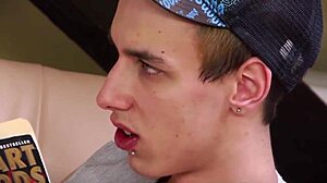 three hot twinks dive into a wild bareback orgy with intense action.