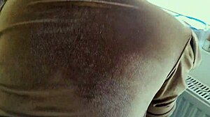 Hot Ass Pantyhose Teen Strips At Window, Plays With Dick