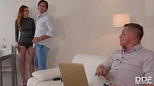 Angry Yet Horny Girlfriend Misha Cross Drives Hard into Deep Anal Fucking