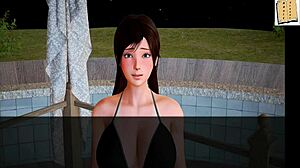 in my new family, the brunette gets doggystyle with monster cock.