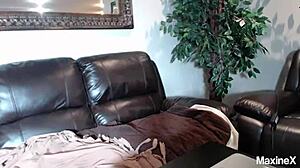 watch maxine squirt with her vibrator - it'll make you cum!