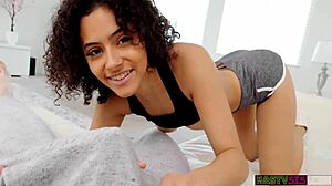 Stepsis Dani Teases Stepbro's Cock