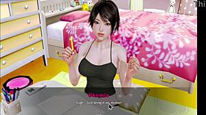 Hentai game with 3D big tits and cute girls