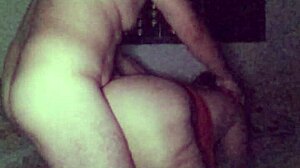 In the Dark, He Climbs on Me for a Hot Homemade Bed Romp.