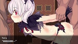 night tail part 4 with toys and bondage game 😈