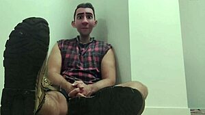 Seduced My Stepdad's Twin With Footjob Fetish!