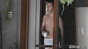 Watch this erotic hottie ride a big dick with her ass!