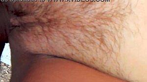 Tanned milf rides big cock outdoors and milks it on her belly in homemade pov