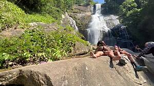 Amateur Interracial Fuck With Skinny Black Girl And Monster Cock At Waterfall On Hardpornlinks