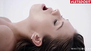 Whiteboxxx Sabrisse and Heidi Romanova Suck and Fuck Perfect Pussy in Full Scene