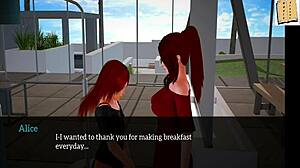 in my new family, the brunette gets doggystyle with monster cock.