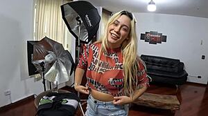 i’m obsessed with mila falk’s huge lingerie look in first latina scene