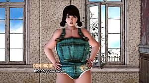 Huge-boobed MILF farmer gets monster cock in 3D hentai game