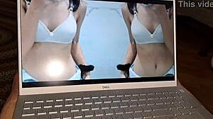 I made a cum tribute for alondra with my big cock