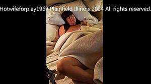 Mom Watches Young Friend Jerk Off