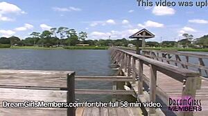 amazing tits exposed while sophia plays with her pussy in public