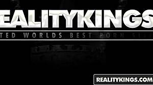 Harley Q sucks and takes anal in heels with big natural tits.