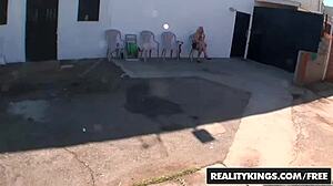 street blowjobs with cock kissing by blonde milf kierstin koyote and young romeo price