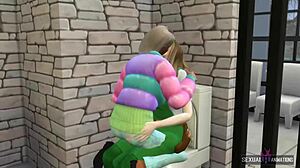 Plumber Charges Clients With Hot Lesbian Sex Animations