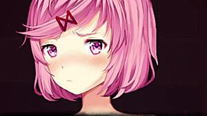 natsuki gets into trouble in the ddlc restroom after dancing