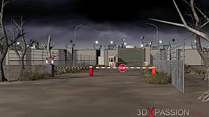 hot ebony with huge boobs in restraints is ready for intense anal sex