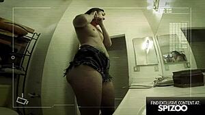 Young brunette rides big cock in pov with dirty talk