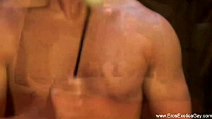 I receive a gentle genital massage from him