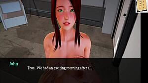 in my new family, the brunette gets doggystyle with monster cock.