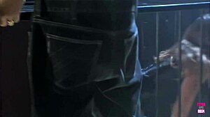 hot brunette's hairy cunt pounded hard by man