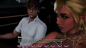 Beautiful anime babes with big nipples in a hot game