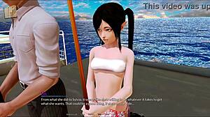 Playing harem hotel game episode 153.