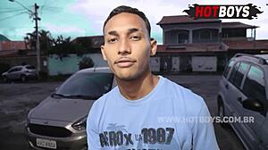 Young guy giving blowjobs to big cocks in the neighborhood!