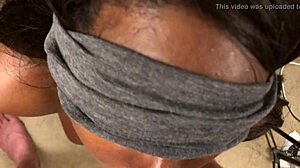 Black Teen Sucks White Cock For Facial Cumshot!